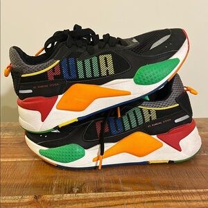 PUMA ES-X Youth Multicolor Sneakers, Size 5.5C